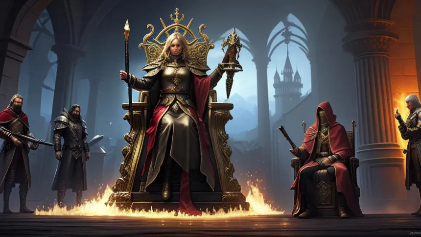 Throne of Liberty: Escena de Combate Intensa